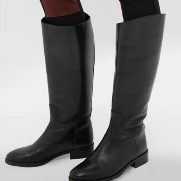 Tuckernuck Classic Black Leather Women's Riding Boots NWT - Picture 8 of 9